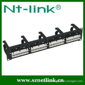 Shenzhen NT-Link high integrated 48 port cat6 patch panel